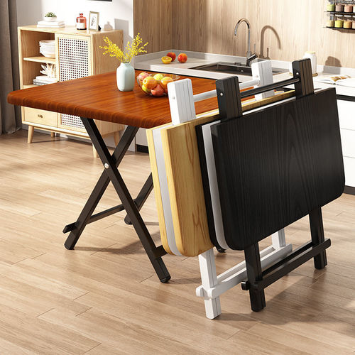 Folding table dining table home small apartment dining table square simple table rental portable simple small square table