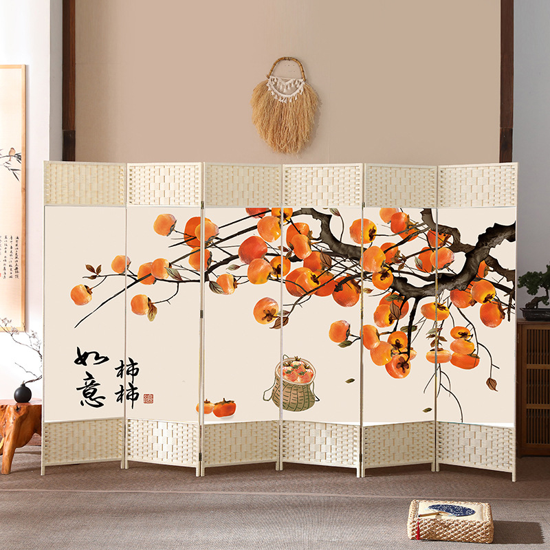 Simple Modern Screen Partition Catering New Living Room Rental House Bedroom Home Folding Mobile Screen Curtain