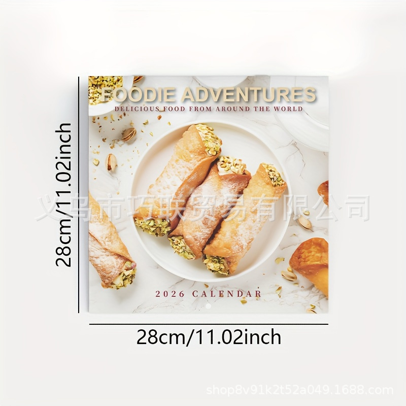 跨境新品2026年有趣的小狗柯基日历 Corgi 2026 Wall  Calendar|undefined
