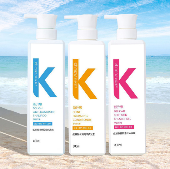 Han Zini Factory Direct Sales Douyin Internet Celebrity Same Style K Shampoo Anti-Dandruff Anti-Itch Shampoo Conditioner Shower Gel Han Zini Factory Direct Sales Douyin Internet Celebrity Same Style K Shampoo Anti-Dandruff Anti-Itch Shampoo Conditioner Shower Gel