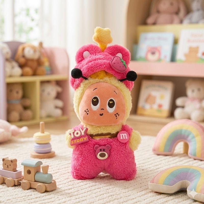 Suitable for Star People Moon Surface Series Doll Clothes, Cute Strawberry Bear Set, Little Bee Star People 123 Generation Suitable for Star People Moon Surface Series Doll Clothes, Cute Strawberry Bear Set, Little Bee Star People 123 Generation