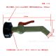 Ton barrel valve with adapter plastic ton barrel fitting valve ibc ton barrel ball valve switch S60