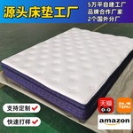 工程酒店家用出口压缩床垫高密度独立袋装弹簧记忆棉乳胶床垫