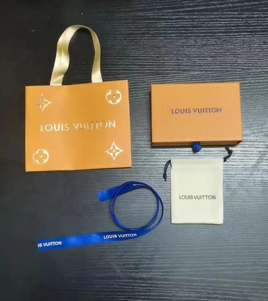 Louis Vuitton Bracelet Leather Metal Blue