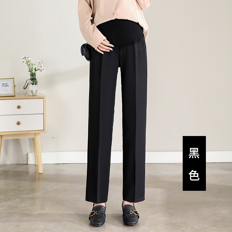 妊婦のズボンは春夏秋冬の直筒のスーツのズボンの仕事の職業のズボンの正装のズボンの大きいサイズのプラスの肥育のベルベットの1065