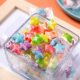 Net red five-angle star love-shaped high-value candy bulk wholesale fruit-flavored hard candy candy children's snacks