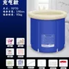 Inflatable 70x70 - bathtub + bath salt + cushion + bath brush + bath bag + petals