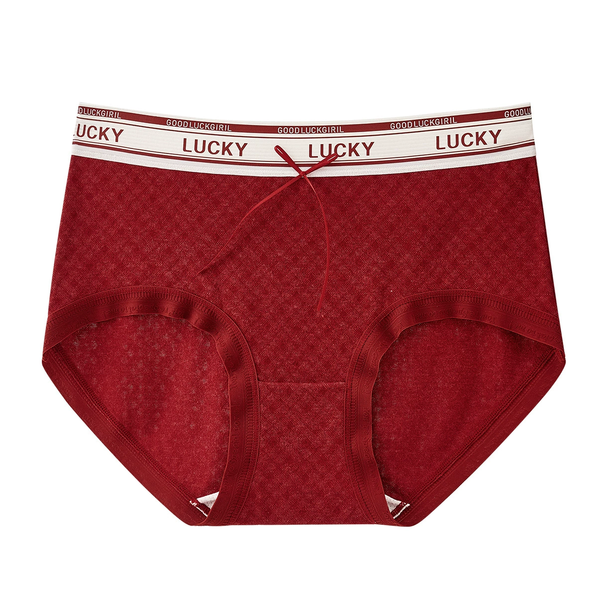 Silk underwear, antibacterial pants, mid rise