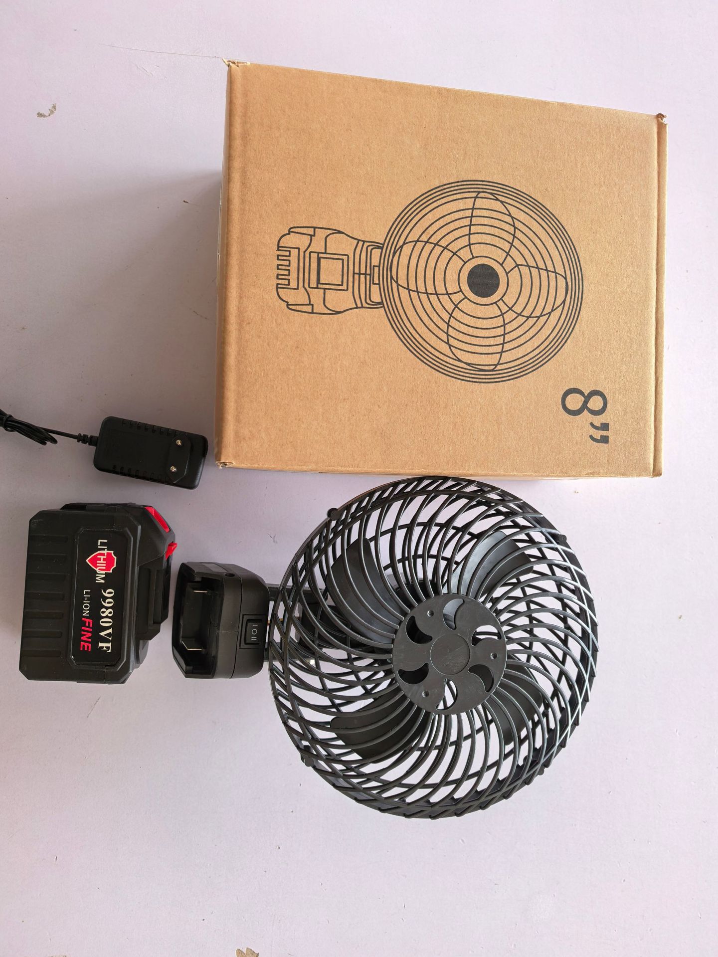 Ventilador de Escritorio Inalámbrico Recargable, para Camping y Exteriores image 23