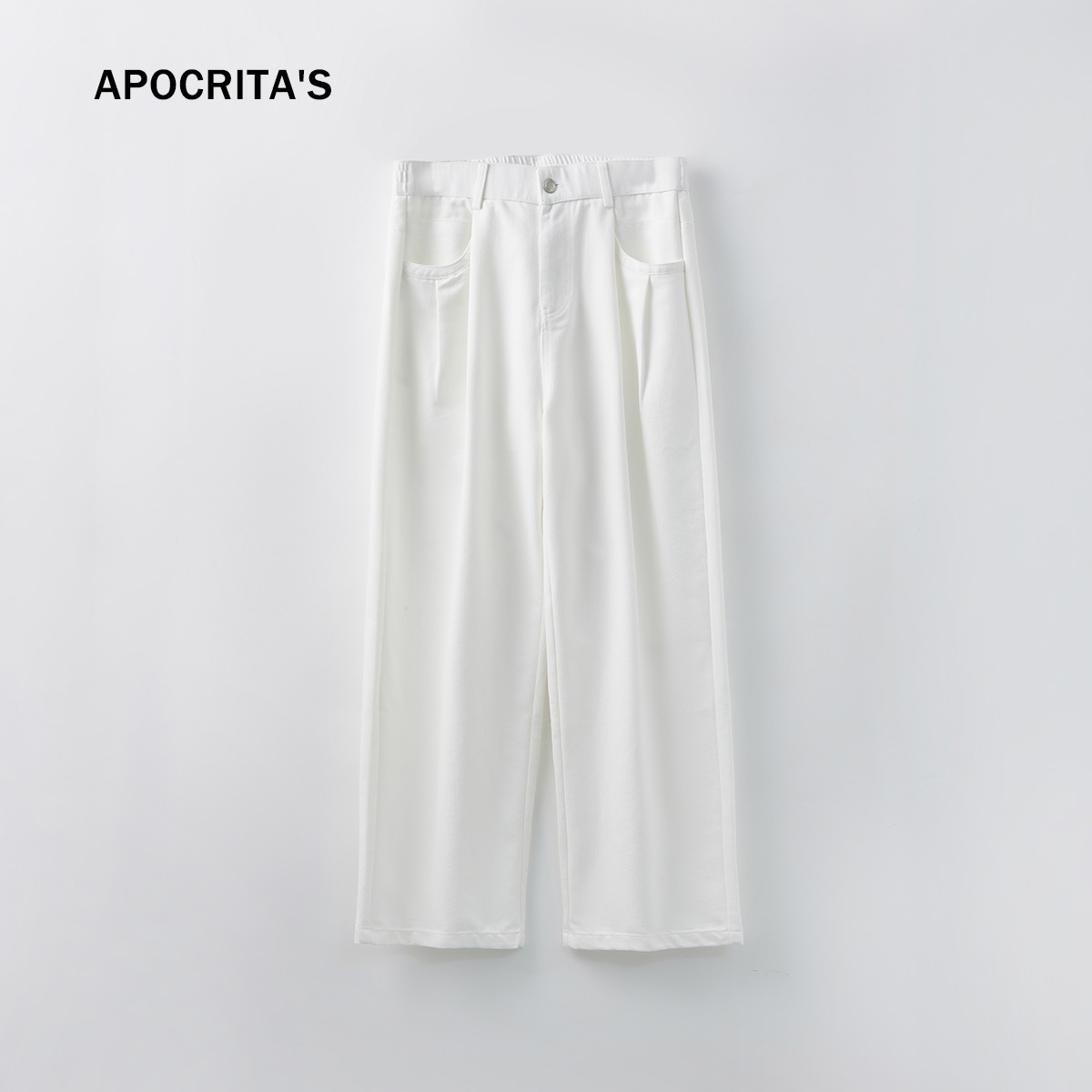 Sin devoluciones ni cambios【Liquidación por tiempo limitado a un precio súper bajo】Pantalones casuales holgados y rectos para hombre APO, para otoño e invierno