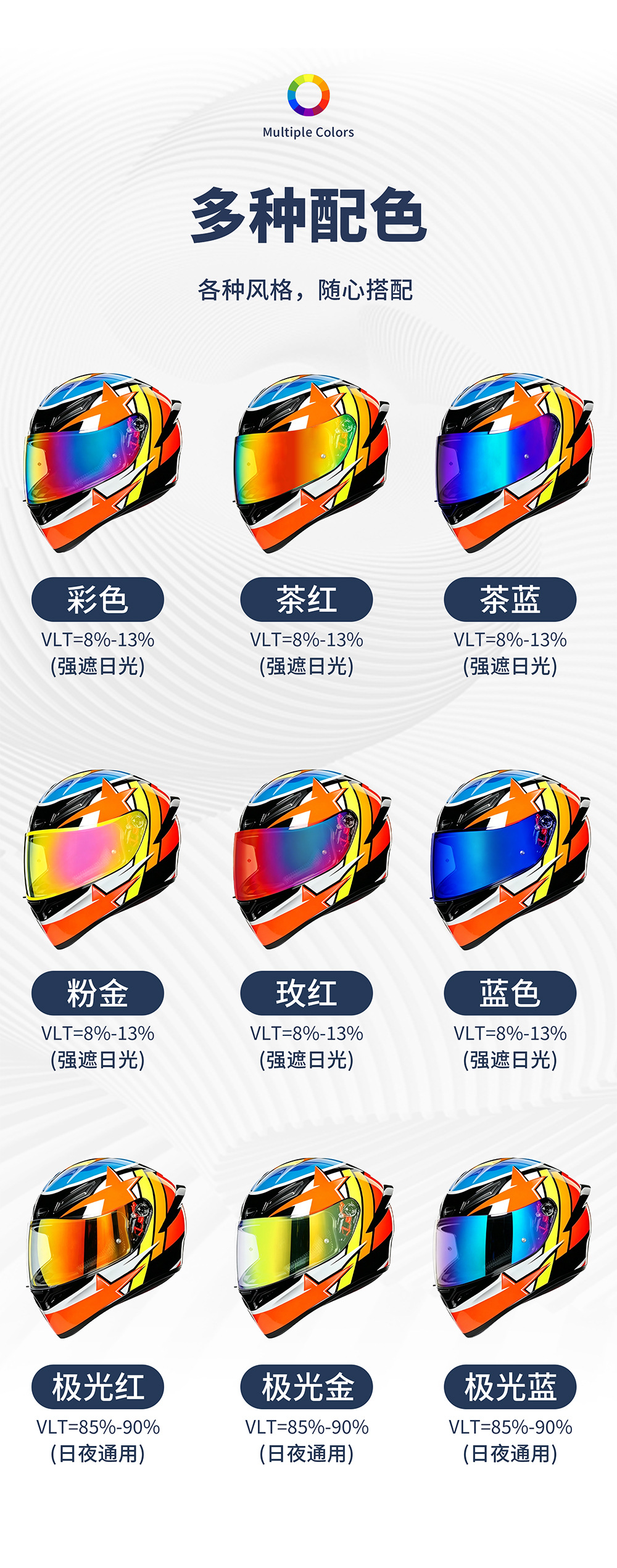 K5 Helmet Lens Is Suitable for K5 K3Sv K1 K1S K5S Motorcycle Helmet Accessories Electroplated High-Definition Lens