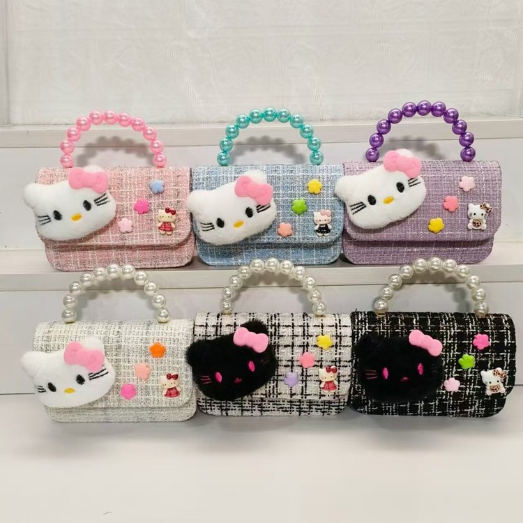 Bolsas infantiles lindas princesas de dibujos animados bolsas de mano niñas extranjeras bolsas de hombro para niños accesorios de cambio