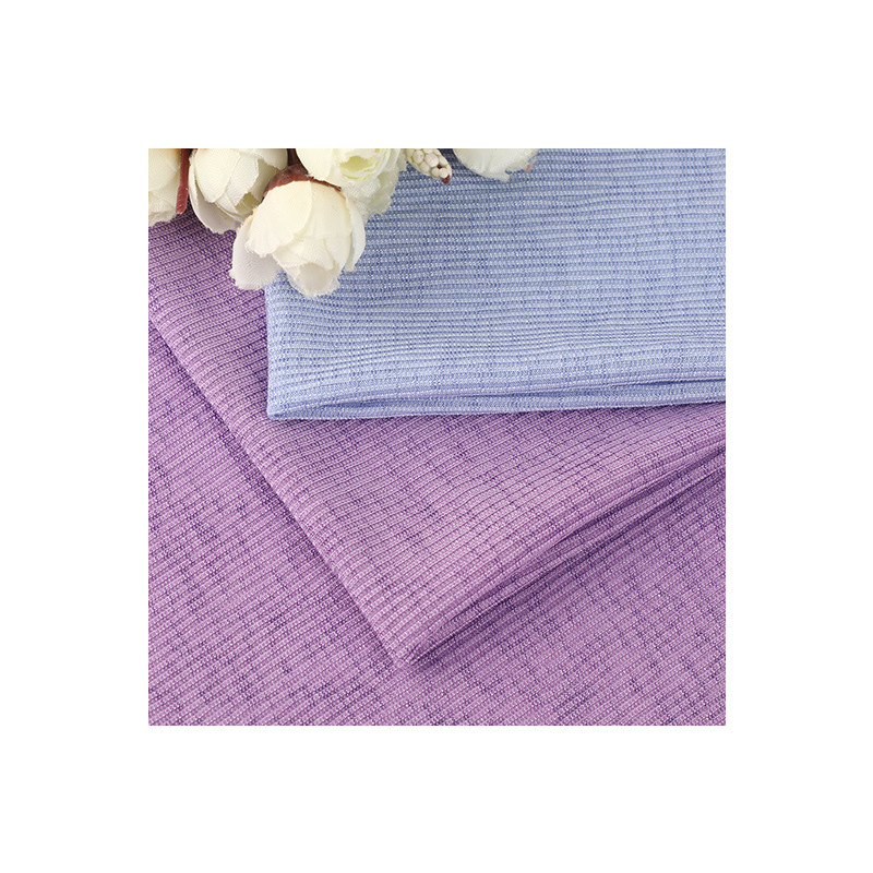 180g tela acanalada de copo de nieve de dos colores, blusa de punto de primavera y verano para mujer, falda de camiseta, tela de camisa de fondo