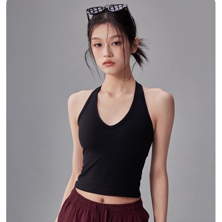 Sexy yoga chaleco de entrenamiento profesional pilates entrenamiento de verano belleza de la espalda ropa interior deportiva mujer