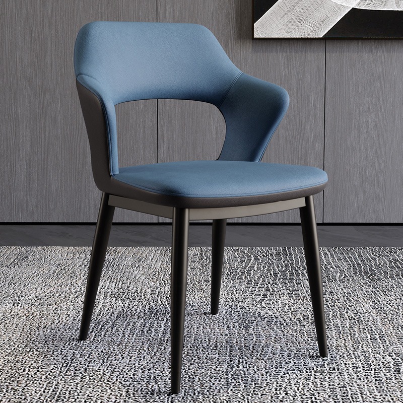 Silla de comedor minimalista italiana silla doméstica moderna silla de comedor silla de maquillaje silla de maquillaje silla de mesa