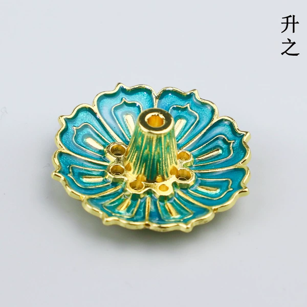 Single -layer lotus peacock blue