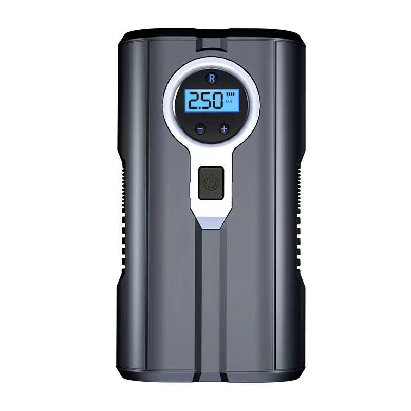 Bomba de inflado inalámbrica motocicleta inalámbrica portátil neumático neumático cargador coche eléctrico