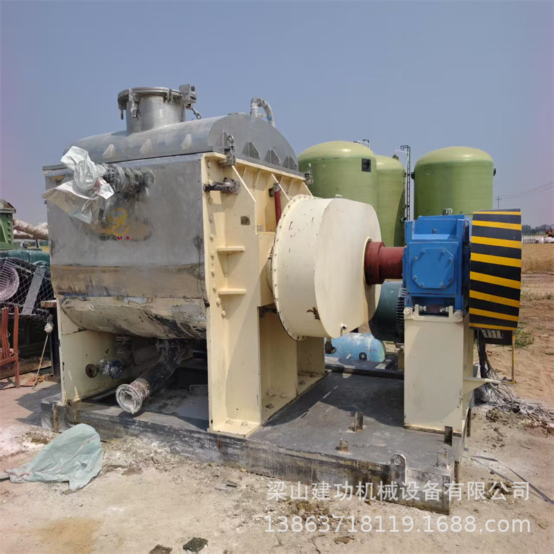 二手不锈钢电加热捏合机 热熔胶超轻黏土真空型捏合机 建功机械