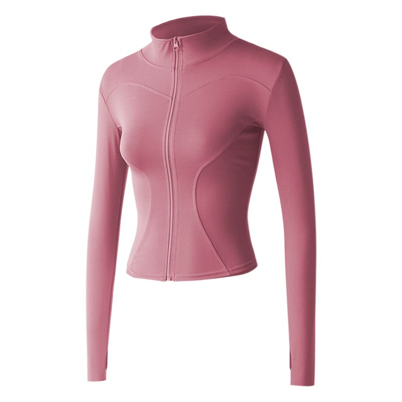 2025 осень Пилатес быстросохнущая спортивная одежда для фитнеса куртка для бега на открытом воздухе женская одежда для йоги Lulu костюм