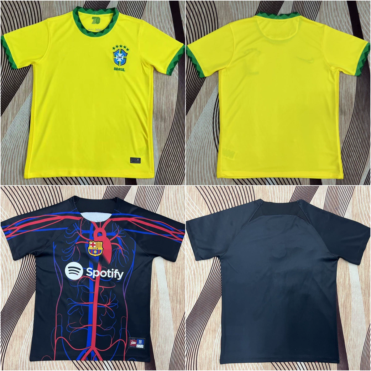 Старая футбольная форма Аргентина AC Milan Ajax Arsenal Barcelona Brazil Flamengo тай версия майки