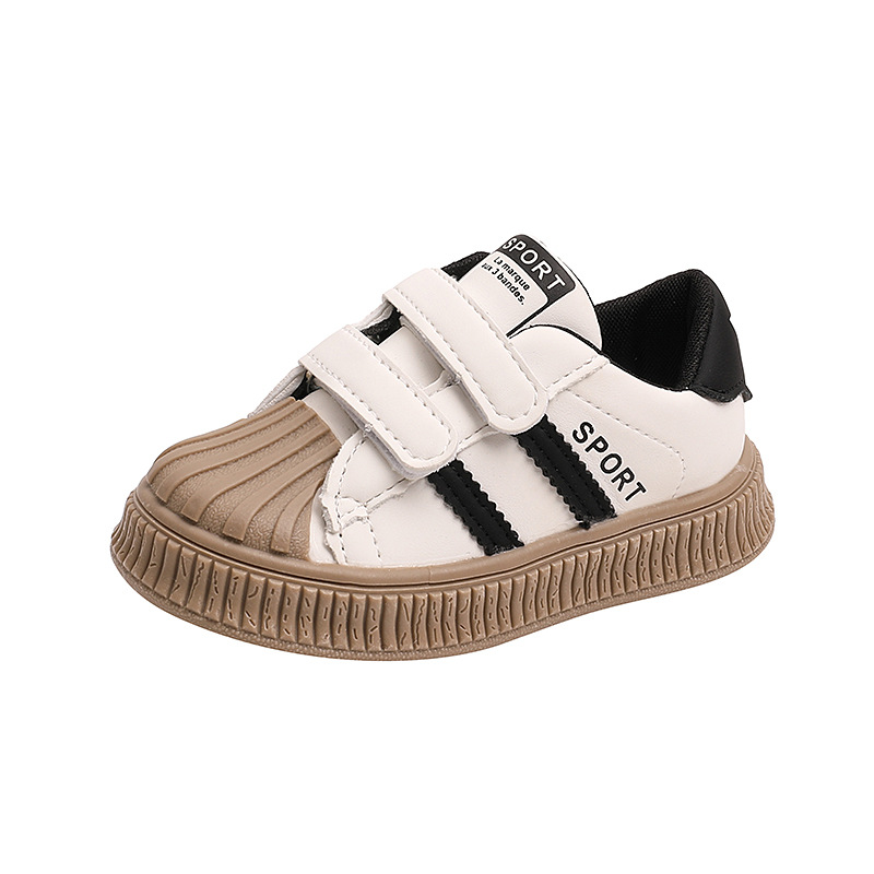 Chaussures de sport décontractées pour garçons et filles, chaussures pour enfants à tête de coquille, chaussures pour bébés, nouvelle collection automne 2023_voghion.com
