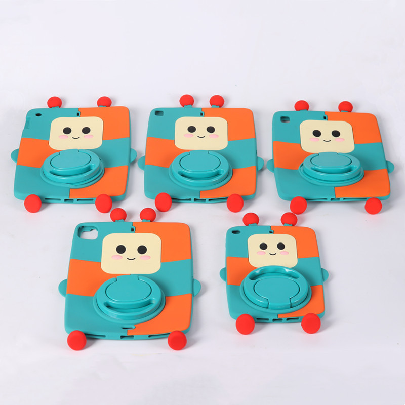 ipad保护套360旋转支架mini1硅胶2/3/4/5/6苹果平板电脑Air壳pr软