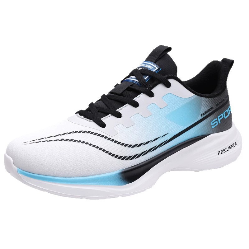 Nuevos zapatos de hombre de tamaño grande ultraligeros con suela suave zapatos de deporte transpirables con suela gruesa zapatos de correr de hombre ligeros zapatos de cuero de moda para hombres