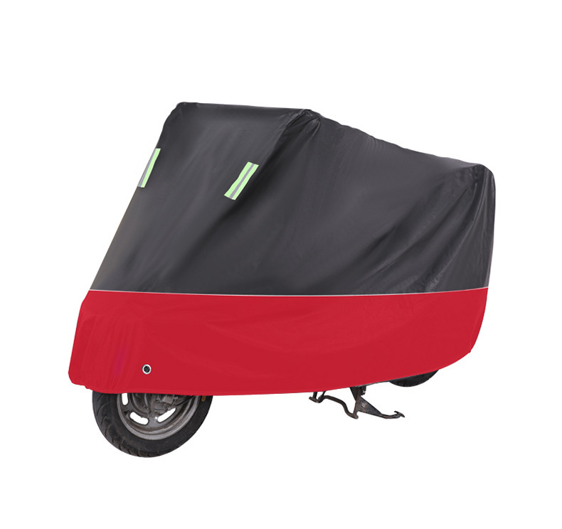 Manufacturer's in-stock hot-selling motorcycle cover for rain, sun, and dust protection, thickened full-coverage sun protection cover for electric vehicles