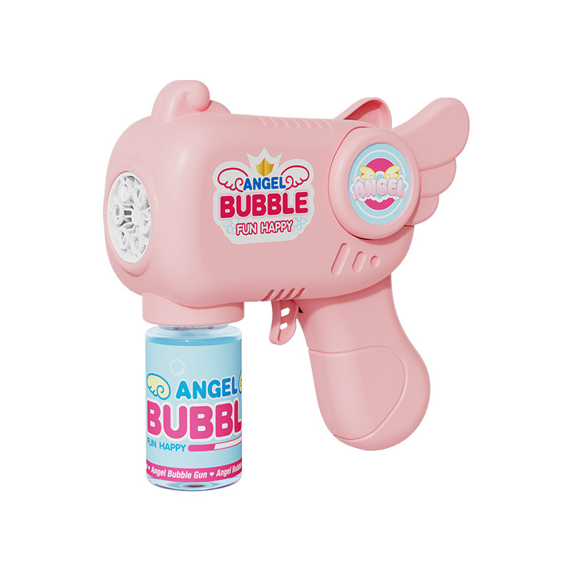 Nueva atmósfera de boda accesorios creativos pistolas de burbuja automáticas de mano juguetes para niños regalos máquina de burbuja sin fugas