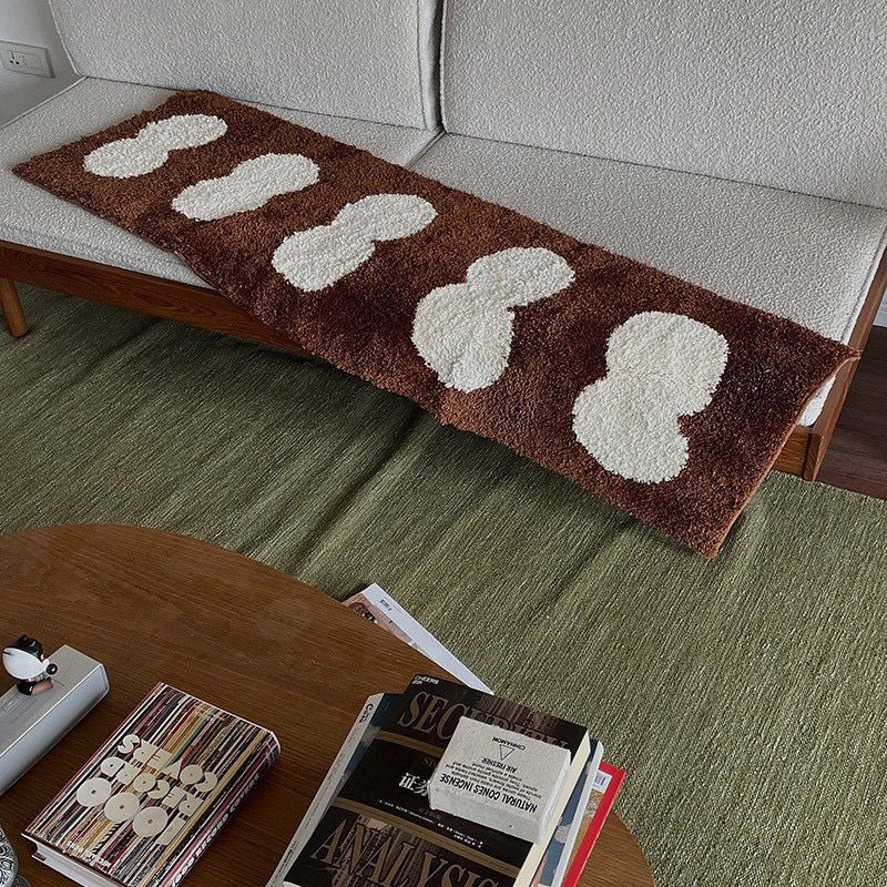 Modern creative non-slip carpet for living room made of faux fur for…