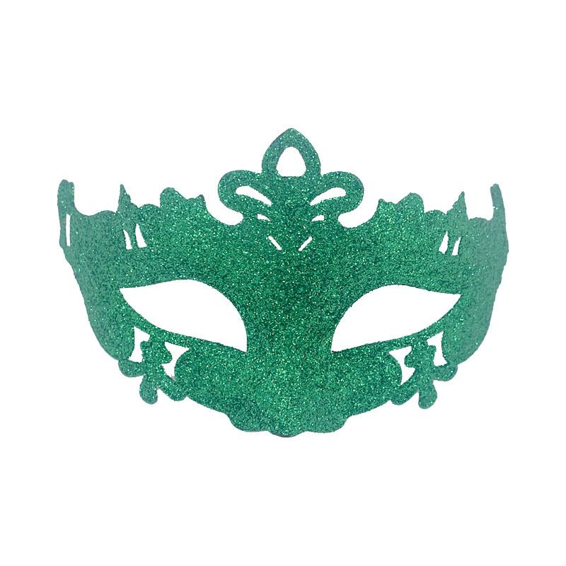 Máscaras negras de Halloween transfronterizas máscaras venecianas máscaras de hadas máscaras de alto valor de polvo