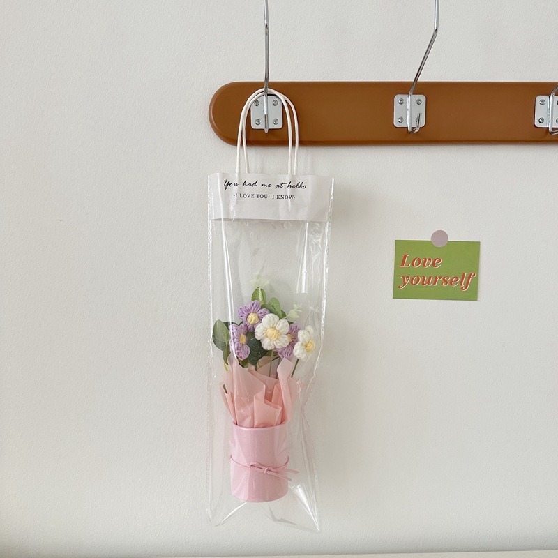 보라색 퍼프 5개(핸드백 포함)