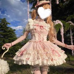 小芙蝶心动玩偶原创芭蕾风蛋糕裙连衣裙Lolita东南亚个性街头