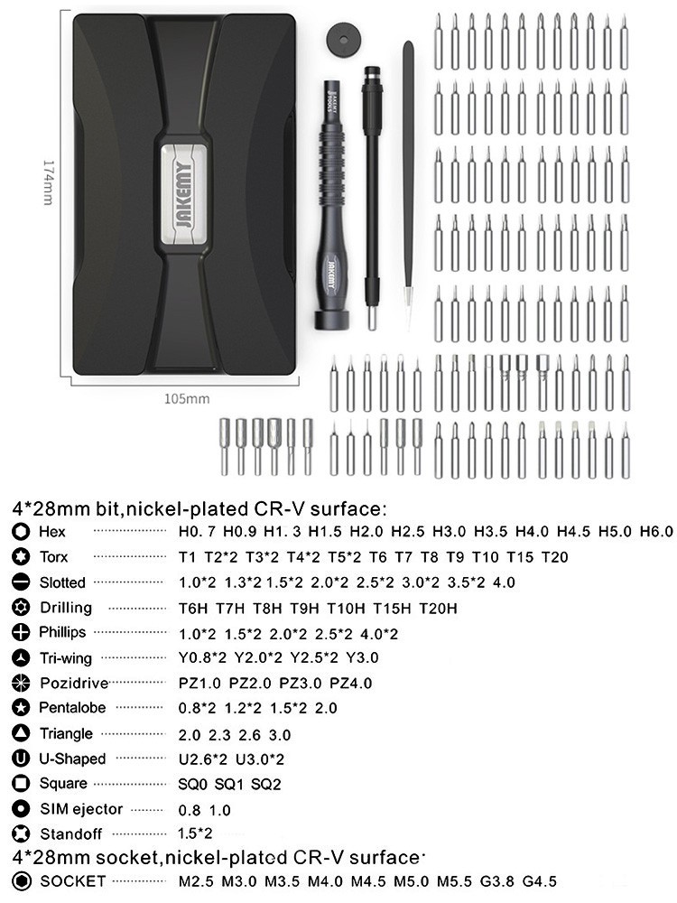 Doméstico 30 en 1 multifuncional pequeño destornillador lote combinación de herramientas de desmontaje de teléfono móvil reloj de computadora reparación cruzada