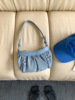 Universal one-shoulder bag, denim underarm bag, shoulder bag, Korean style