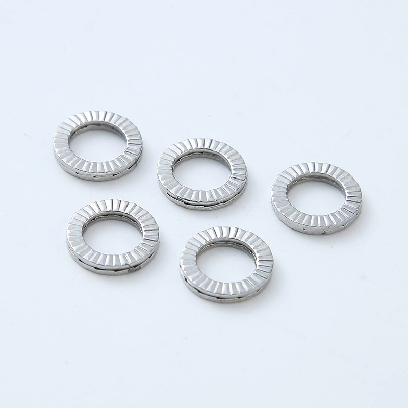 304 нержавеющая сталь двойной стопка самозапирающиеся шайбы двухсторонняя прокладка двухсторонняя прокладка двухслойная свободная шайба двухсторонняя зубчатая прокладка оптом