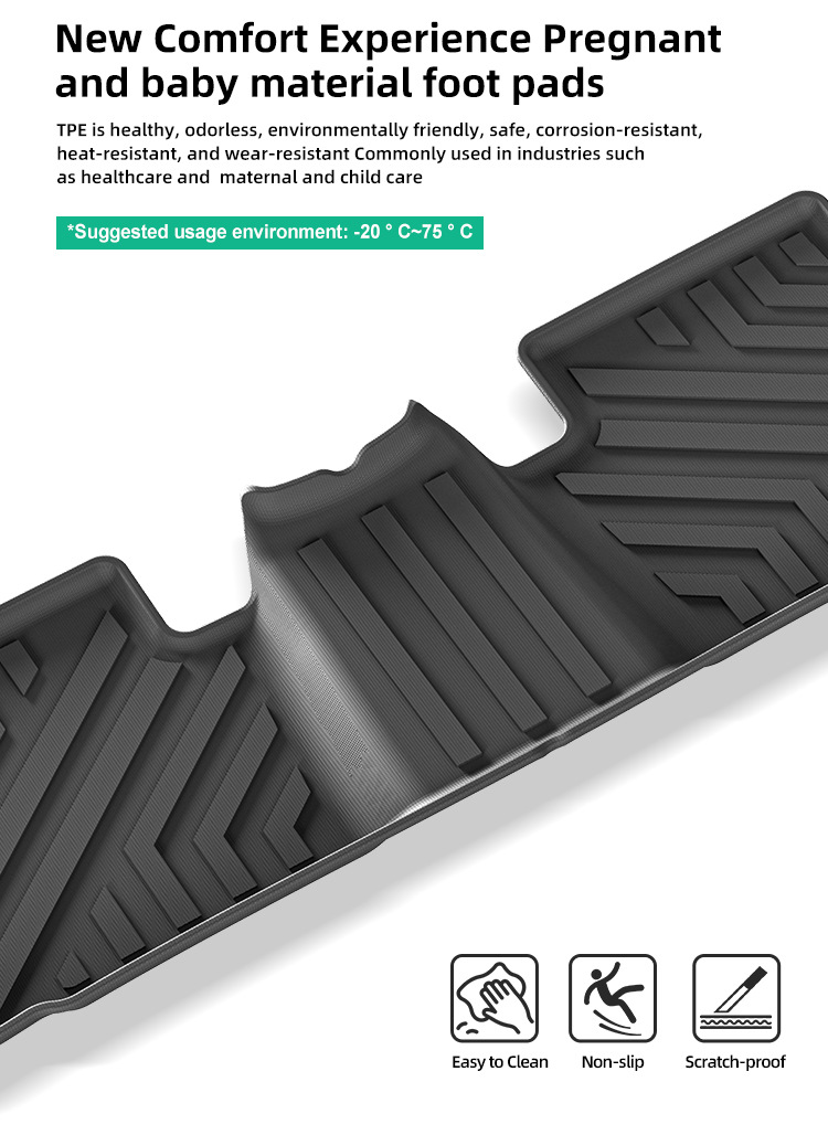 Suitable for 23-24 Mg Mg4/Mg4 Rs/Xpower Car Special Floor Mats Tpe Trunk Mats