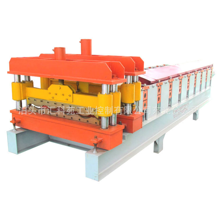 大量供应 压瓦机 825型号琉璃压瓦机设备 实心轴彩钢成型机