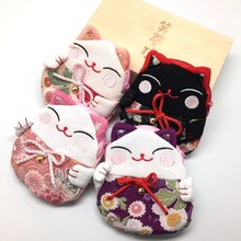 手腕零錢包 #AD-51 日本招財貓手腕拉鏈包首飾收納包鑰匙包化妝包