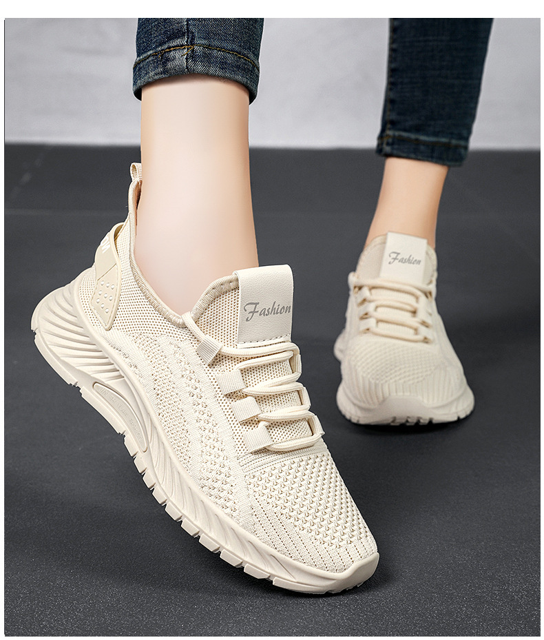 Women's Lightweight Breathable Flyknit Sneakers For Women_voghion.com