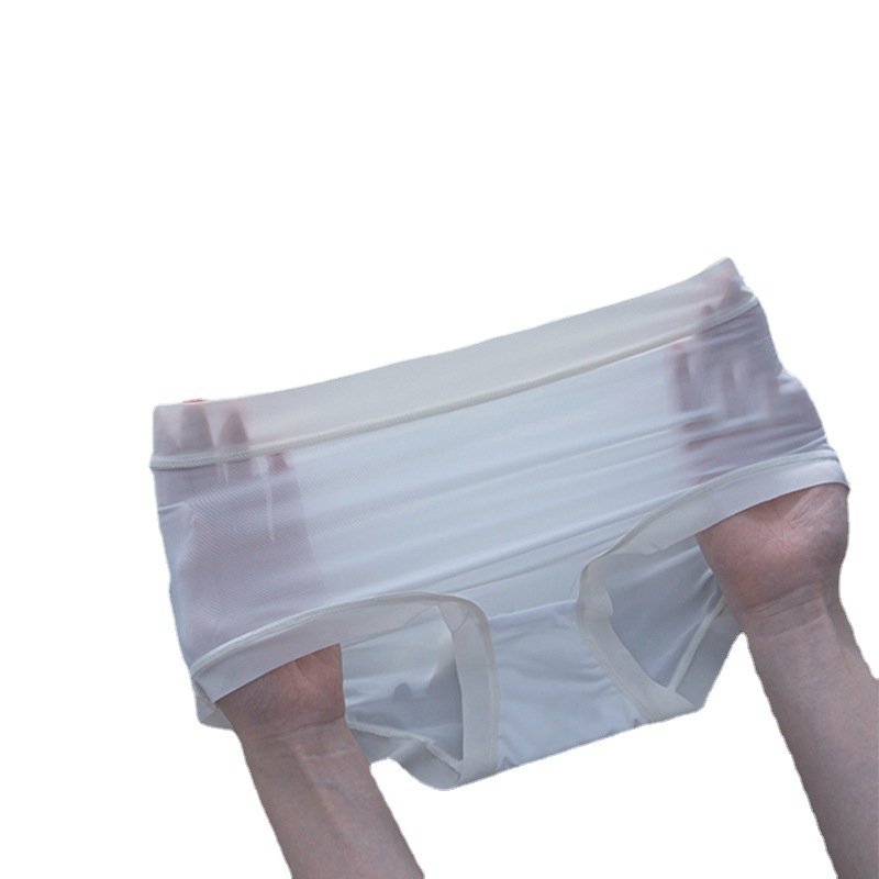 Pantalones interiores sin marcas de mujer secas rápidas y transpirables de cintura media máscara antibacteriana triángulos de entrepierna de algodón para chicas delgadas para chicas