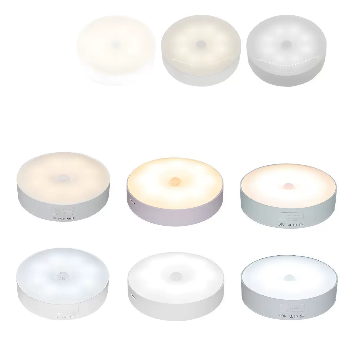 LED小夜灯床头卧室橱柜楼梯自动光控磁吸充电迷你智能人体感应灯