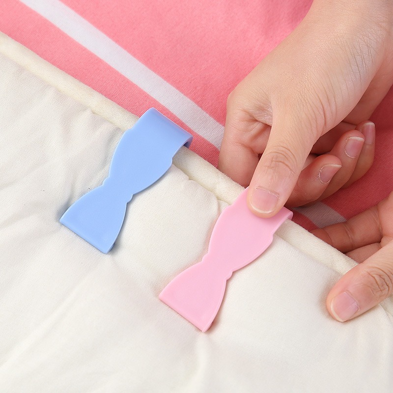 Fijador de edredón sin aguja anti-running edredón cubierta de edredón de algodón doméstico edredón esquina antideslizante edredón abrazadera de edredón