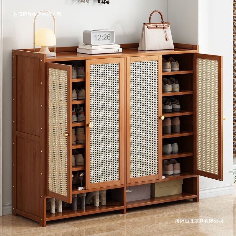 Simple Indoor Shoe Rack for Home Entrance, Economical Multi-Layer Dust-Proof Shoe Cabinet for Rental Apartments, New Model