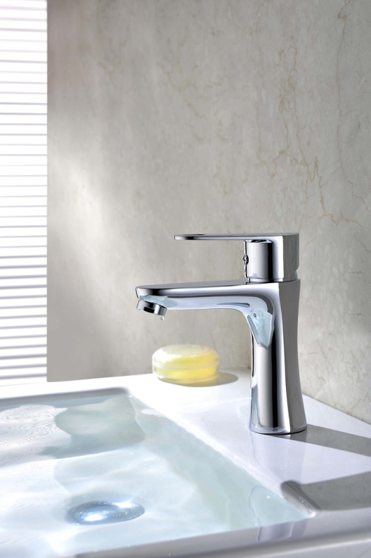 Kaiping Youjia Bathroom Copper Basin Faucet Face Wash Faucet Chrome-Plated Single Hole Bathroom Hot and Cold Faucet 3046 Kaiping Youjia Bathroom Copper Basin Faucet Face Wash Faucet Chrome-Plated Single Hole Bathroom Hot and Cold Faucet 3046
