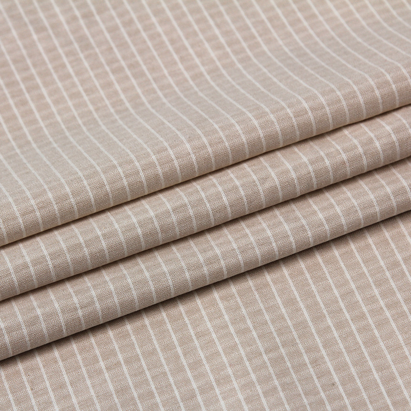 厂家直销 格子布 高密衬衫面料 热销仿麻棉色织格子 全棉色织布