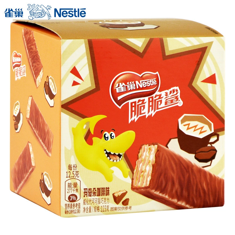 Шоколадно-хрустящие вафельные печенья Nestlé (оптовая продажа) сэндвитические конфеты для утоления голода в качестве перекуса