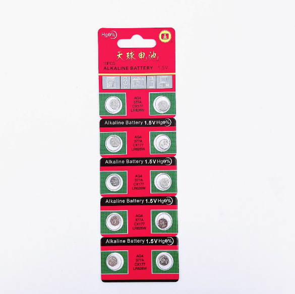 天球牌AG4 377A LR626 SR626SW 手表电子表纽扣电池纽扣小电子