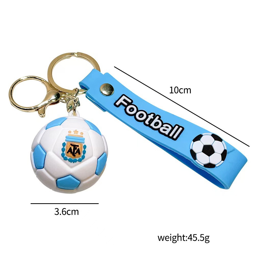 Estrella del fútbol Messi llavero colgante mochila colgante para niños muñeca boutique grande pequeño regalo