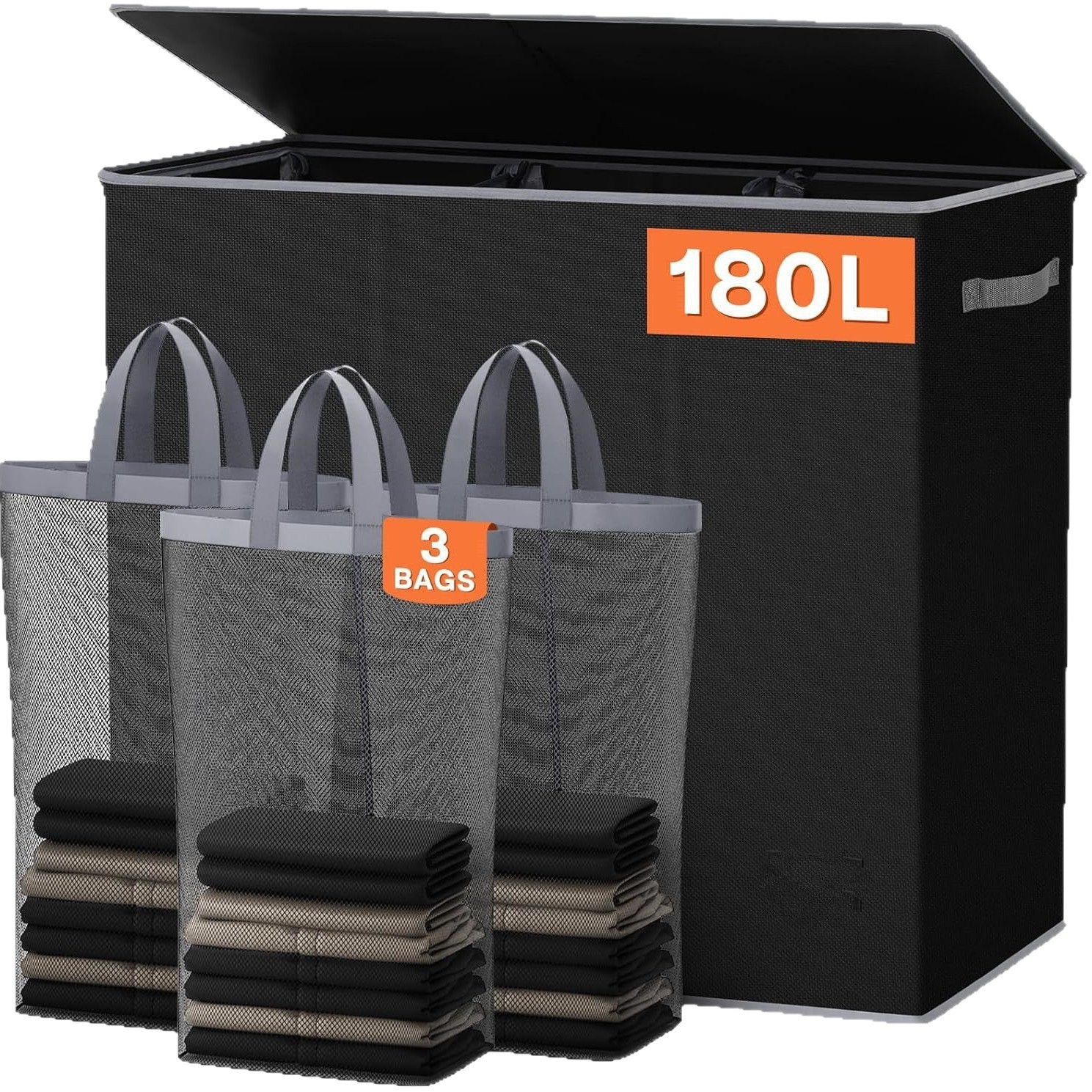 Storage Bucket Amazon's Popular Processing Direct Supply Partition Storage Organization Classification Dirty Clothes Toy Storage Bag Laundry Basket